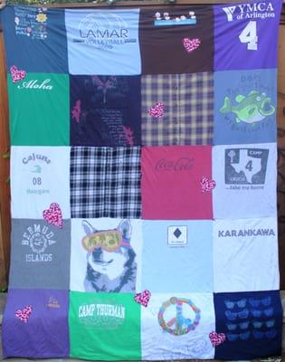 Custom T shirt Quilts