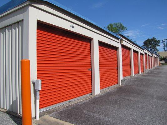 Drive-up storage units on Buena Vista Rd.