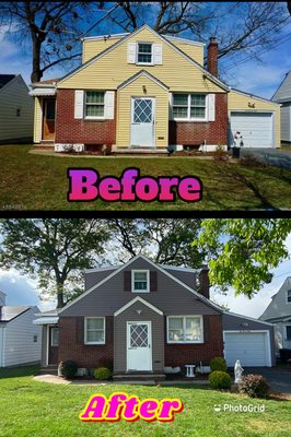 Before/After
Painted whole house in Bergen county