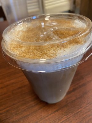 Cinnamon Girl (cold brew with Caramel sweet cold foam, sprinkled with cinnamon)