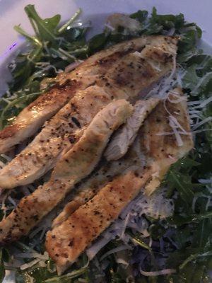 Grilled chicken arugula