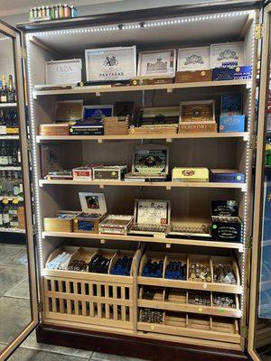 Large selection of fine cigars