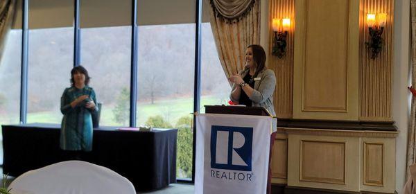 Broker Julie Sebock being installed as President of the Beaver County Association of Realtors for 2022!  #TheClearChoice