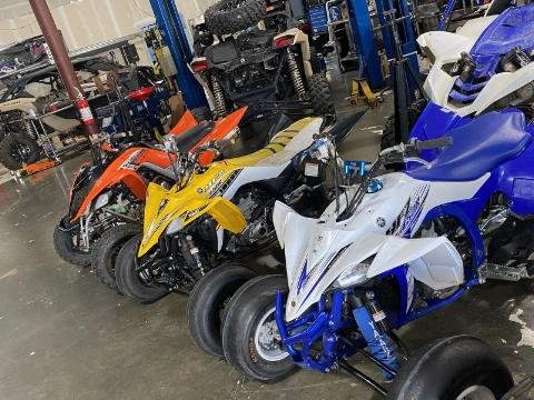 Service on some Atv's ready to hit the dunes.