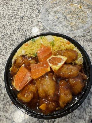 Orange chicken l