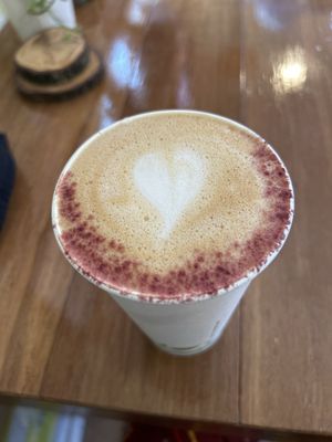 Rose honey latte - seasonal special