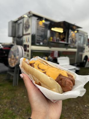 Chili cheese dog