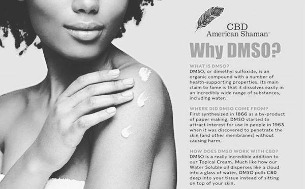 CBD topical cream with DMSO