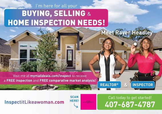 Are you buying a home. Let me help you. As a Realtor and Inspector I can save you time and money. Let's do this!