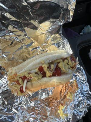 Veggie hot dog