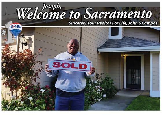 Welcome to Sacramento my friend! You couldn't have picked a more amazing home :D