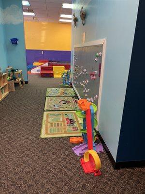 More of the pretend play-that's a magnet wall