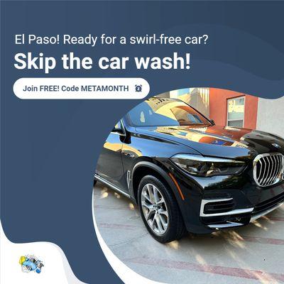 Swirl Free Wash Club! Ditch the car wash. Try Free Code: YELPMONTH