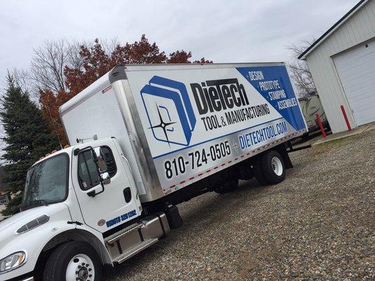 Box truck wrap