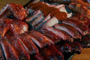 PORK RIBS BEEF BRISKET SMOKED CHICKEN