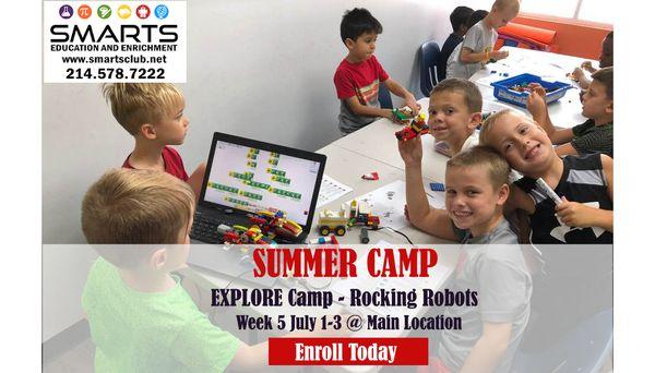 Summer Camp Explore Camp - Rocking Robots