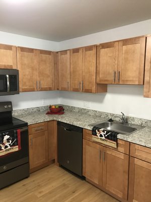 Glen Meadow renovated kitchen.