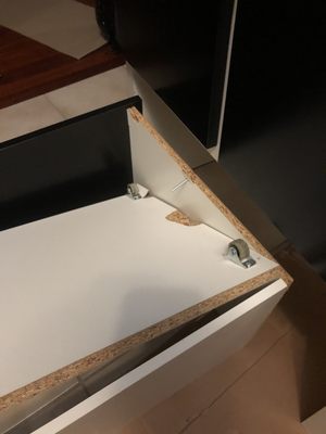 Broken drawer