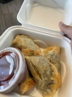 Beef and cilantro empanadas