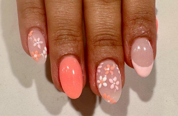 Flower nail art