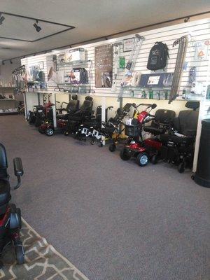 Powerchair Display at 1074 Sunset Blvd, West Columbia, SC 29169.