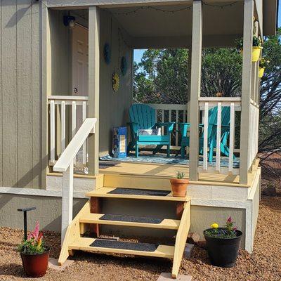 Relaxing porch to enjoy the peace and quiet