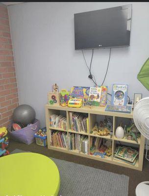 This is our infant and toddler room.