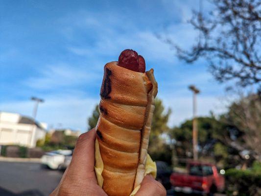 toasted bagel dog