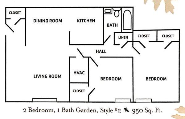 Oak Park Apartments in Salem, VA. Offering one, two and three bedroom apartments for rent in Salem.