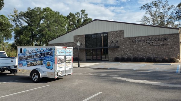 Thank you to Calvary Chapel Fellowship Church in Foley for allowing us to give back to the community by donating our cleaning services.