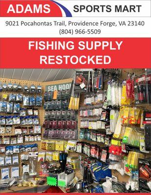 Restocked Sporting Supplies