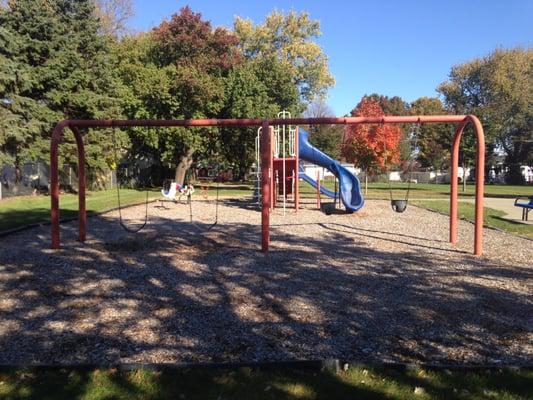 Swing Set and Playground Area