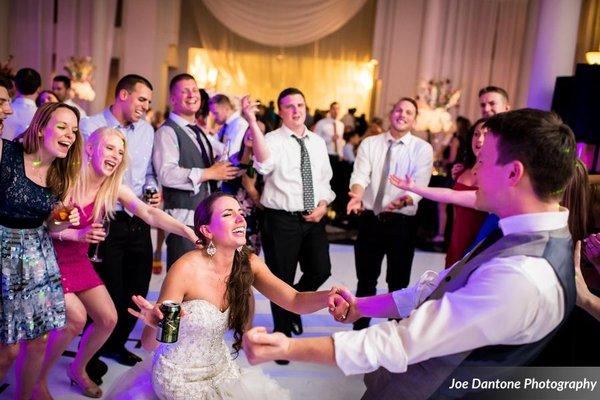 E&C got the best party DJ for their Philadelphia wedding at the Curtis Center.