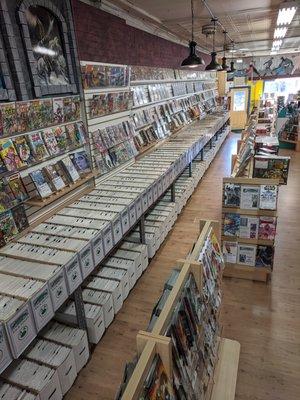 35,000 Back Issues on display, with another 120,000 available. CGC and Raw books going back to Silver Age.