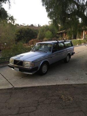 1990 Volvo 240 serviced bu RC Imports in Chula Vista.