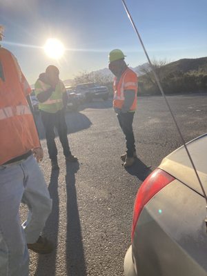 His name is gabe and he's using drugs on the job at the Freeport mine