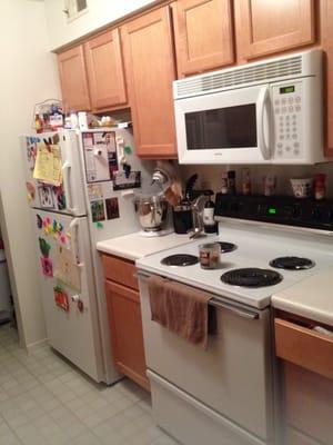 Kitchen in larger 2br