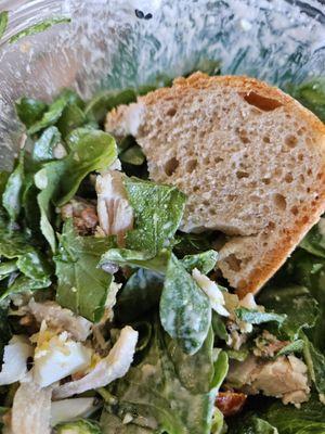 Carolina Cobb, sub Classic Buttermilk, sub Arugula for spinach