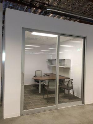 Commercial sliding doors