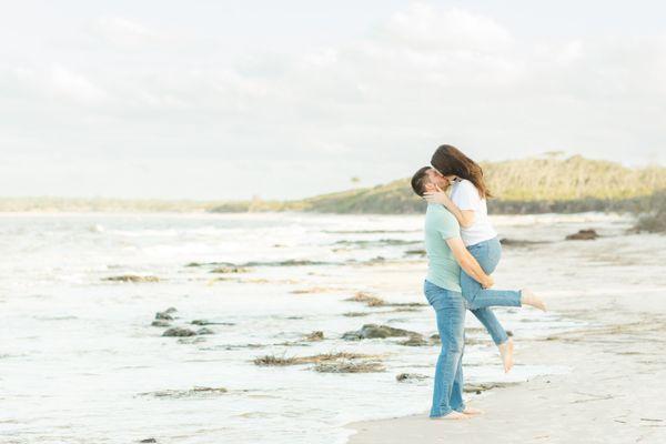 Big Talbot Island Driftwood Boneyard Beach Engagement Session