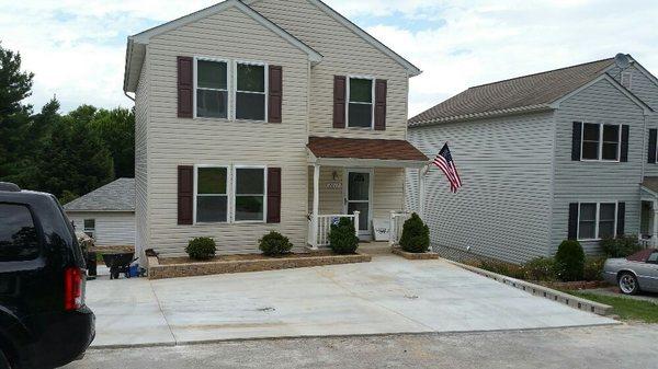 Complete concrete project Elkridge Maryland