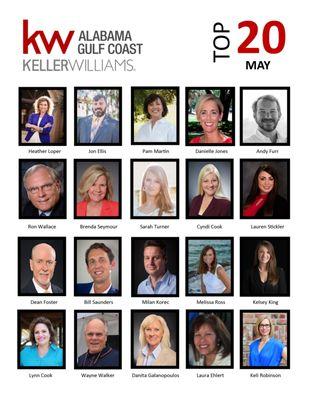 Thank you to all my amazing clients that make this achievement possible! Congrats to all these great agents that I get to work alongside!