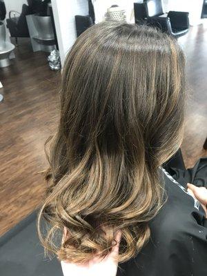 Soft balayage