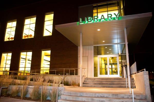 Main library entrance