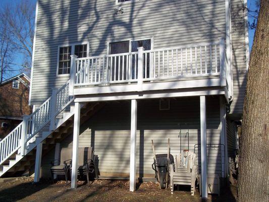 new back yard deck