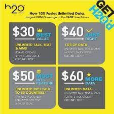 h2o prepaid plans at&t