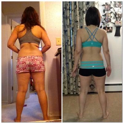 Results from 12 week coaching program. Client resides in Achorage, Alaska. Nice work Tara!