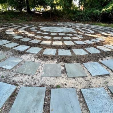 Labyrinth by the lake.