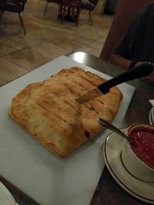 Small Philly Stromboli...$18.....Huge!!!