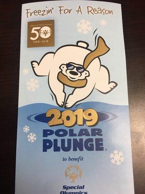 We love supporting athletes! Join us and donate to our Polar plunge campaign.